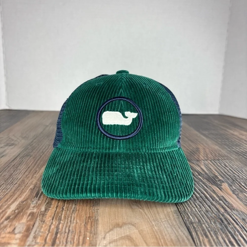 VINEYARD VINES Hat Boys Trucker Hat Whale Cotton Casual Classic Corduroy Outdoor